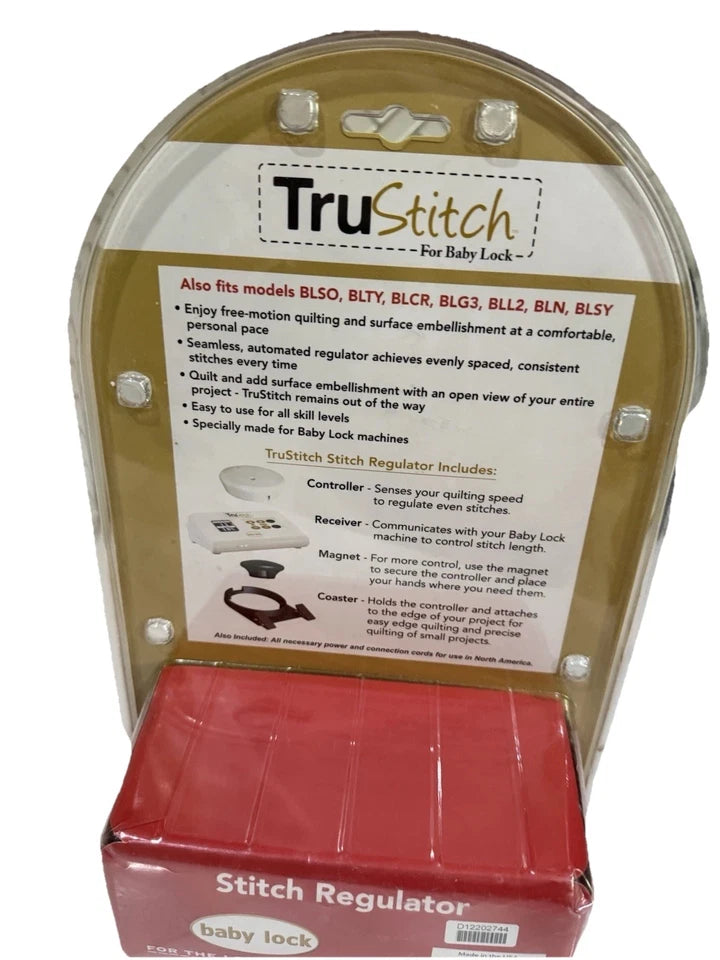 Baby Lock TruStitch Stitch Regulator for Ellisimo Gold BLTS-BLSOG QUILTING NEW