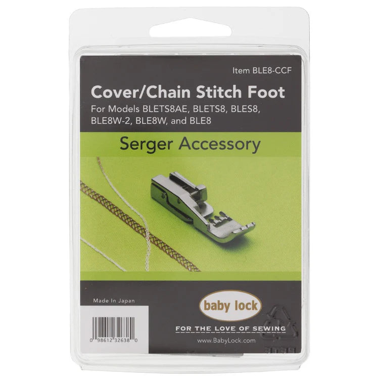 BABY LOCK COVER/CHAIN STITCH FOOT BLE8-CCF