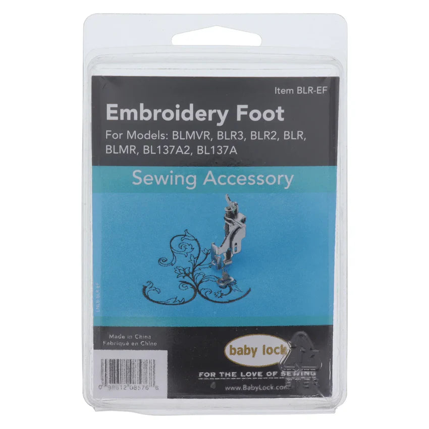Baby Lock Embroidery Foot BLR-EF