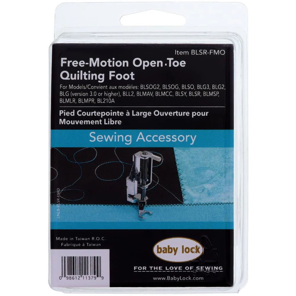 Baby Lock Free-Motion Open Toe Quilting Foot BLSR-FMO
