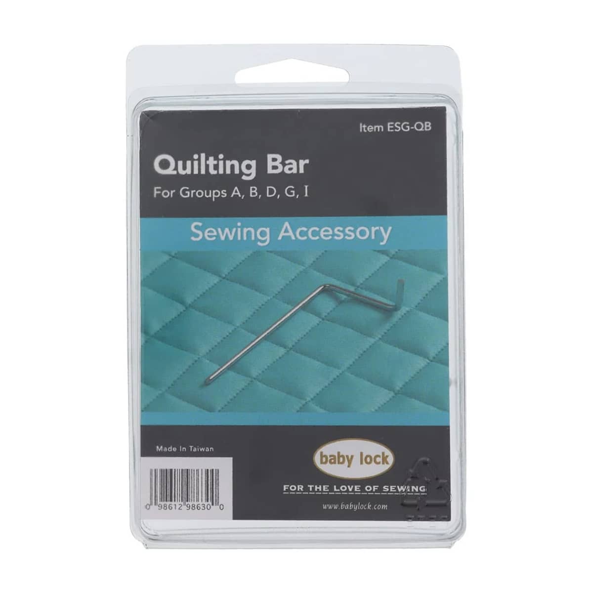 Baby Lock Quilting Bar Guide ESG-QB