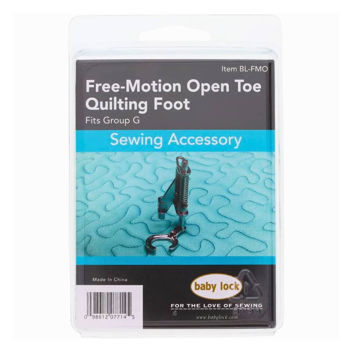 BABY LOCK FREE-MOTION OPEN TOE QUILTING FOOT BL-FMO