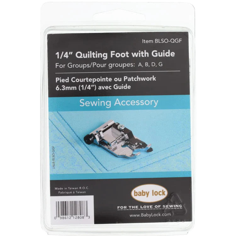 Baby Lock 1/4" Quilting Foot with Guide #BLSO-QGF