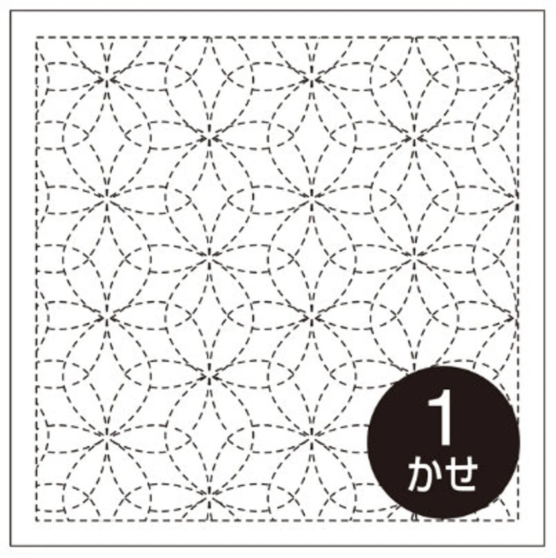 OLYMPUS HANAZAHI (FLOWER STITCH) BABY LOCK SASHIKO PATTERN #12