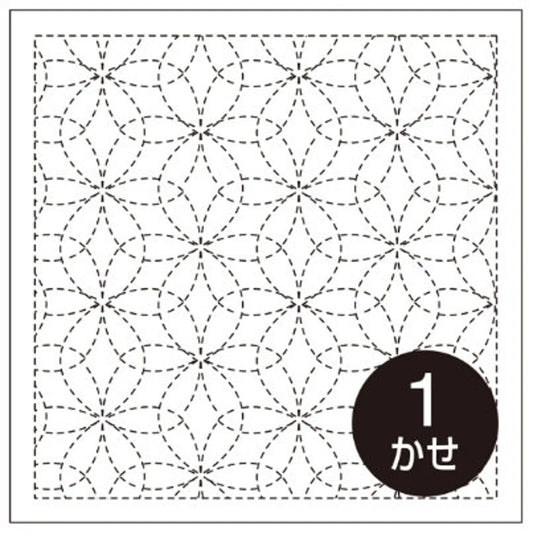OLYMPUS HANAZAHI (FLOWER STITCH) BABY LOCK SASHIKO PATTERN #12