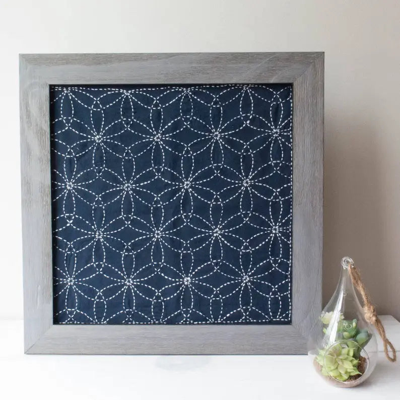 OLYMPUS HANAZAHI (FLOWER STITCH) BABY LOCK SASHIKO PATTERN #12