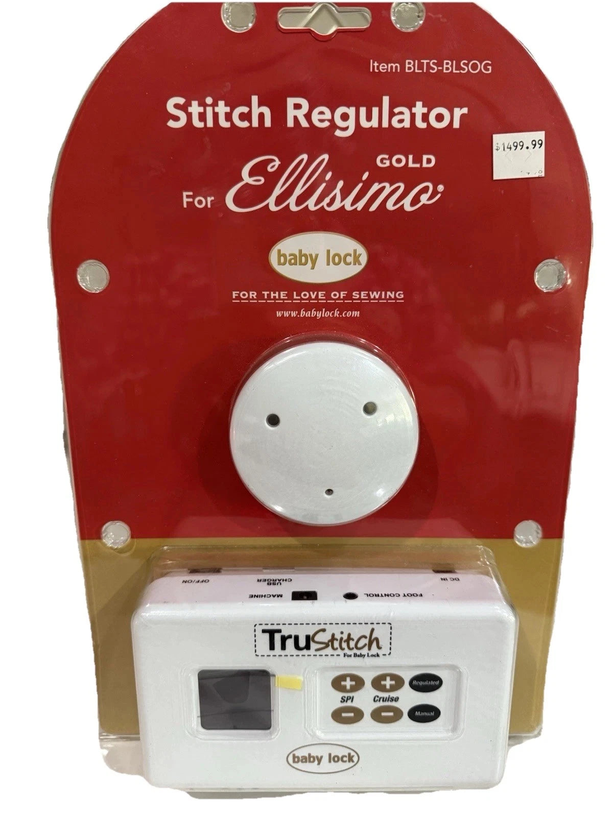 Baby Lock TruStitch Stitch Regulator for Ellisimo Gold BLTS-BLSOG QUILTING NEW