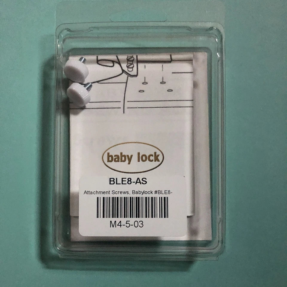 BABY LOCK SERGER FABRIC GUIDE SCREWS BLE8-AS SET OF 2